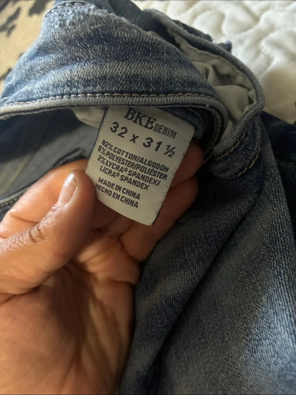 BKE Payton Skinny Jeans in Denim Blue